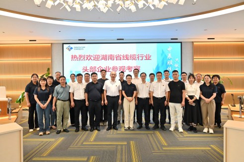 聚智 協同 共享——湖南線纜頭部企業蒞臨中辰電纜考察交流